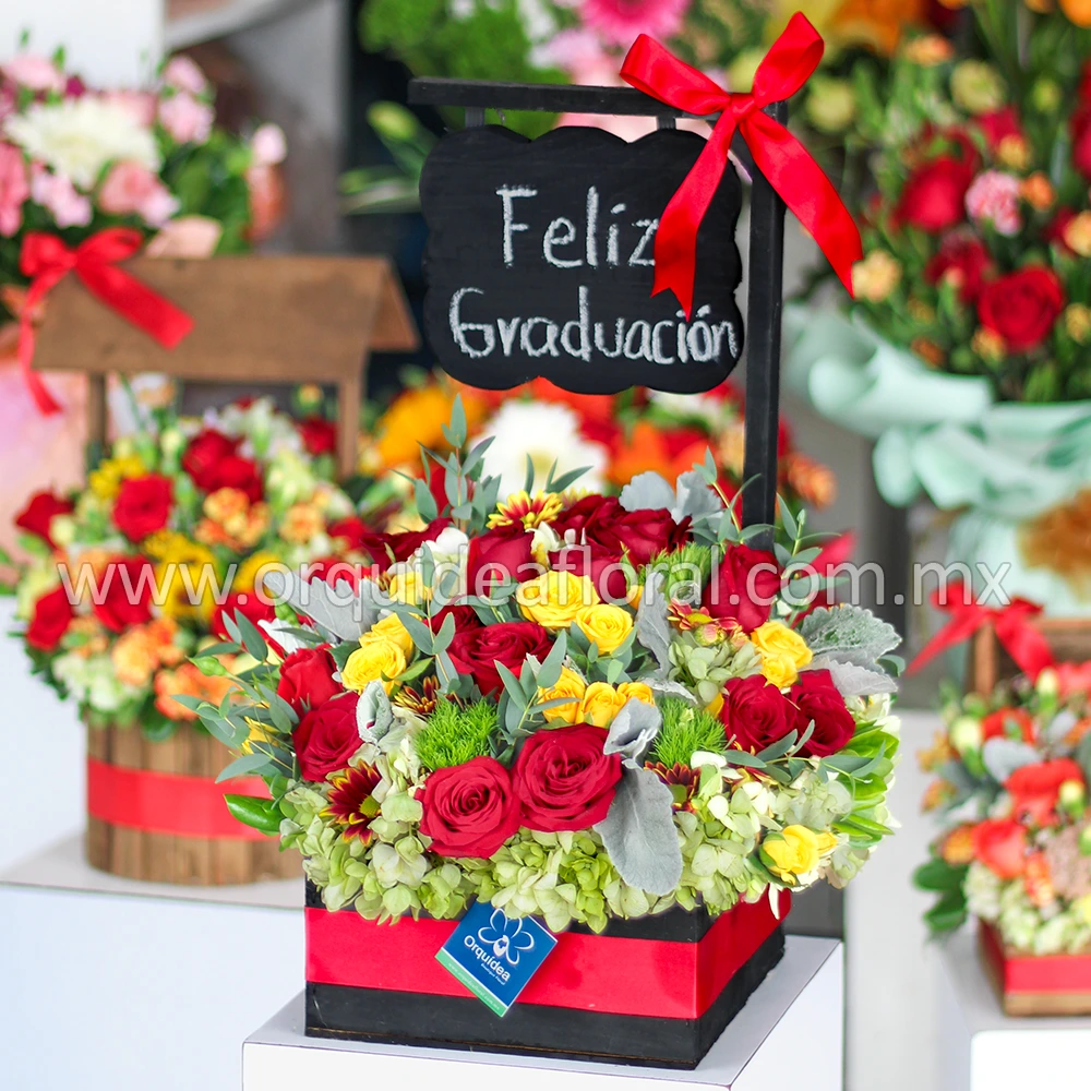 Pizarrón Rustico Rosas Rojas Mix